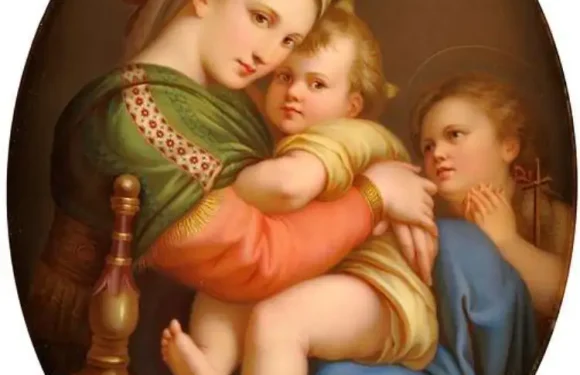 What is the history behind The Madonna of the Chair?