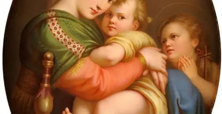 What is the history behind The Madonna of the Chair?